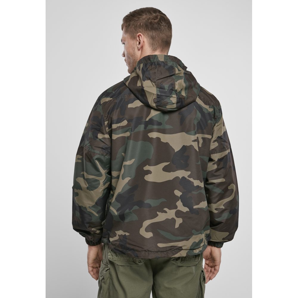 Brandit - Summer Pullover Jas - S - Groen/Bruin